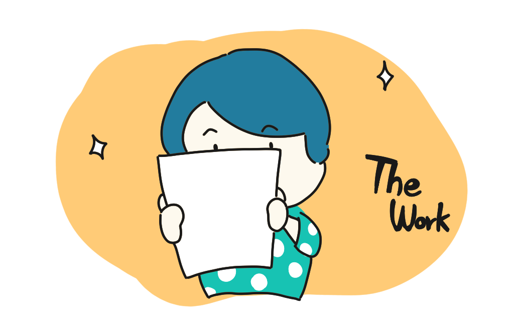 ADHD当事者がデザインという仕事について考えている様子を表した、紙を手にする人物のイラスト